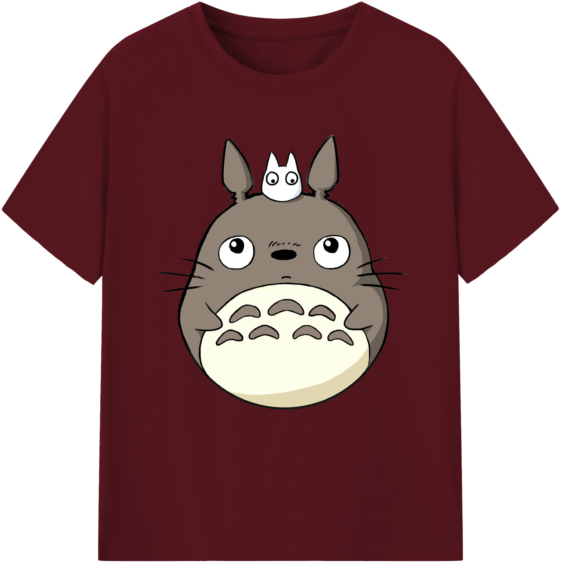 （画像用） となりのトトロ 草壁メイ 草壁サツキ My Neighbor Totoro Satsuki Kusakabe Mei Kusakabe 綿100％半袖Tシャツ（フロントプリント）